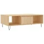 Center table made of Sonoma oak engineered wood 104x60x35 cm by vidaXL, Coffee table - Ref: Foro24-827087, Price: 64,28 €, Di...