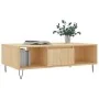 Center table made of Sonoma oak engineered wood 104x60x35 cm by vidaXL, Coffee table - Ref: Foro24-827087, Price: 64,28 €, Di...