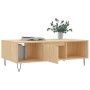 Center table made of Sonoma oak engineered wood 104x60x35 cm by vidaXL, Coffee table - Ref: Foro24-827087, Price: 65,07 €, Di...