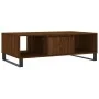 Brown oak engineered wood coffee table 104x60x35 cm by vidaXL, Coffee table - Ref: Foro24-827099, Price: 93,36 €, Discount: %