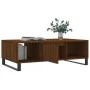 Brown oak engineered wood coffee table 104x60x35 cm by vidaXL, Coffee table - Ref: Foro24-827099, Price: 93,36 €, Discount: %