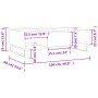Couchtisch aus braunem Eichenholzwerkstoff, 104 x 60 x 35 cm von vidaXL, Couchtisch - Ref: Foro24-827099, Preis: 94,85 €, Rab...