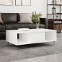 Mesa de centro madera de ingeniería blanco 104x60x35 cm de vidaXL, Mesas de centro - Ref: Foro24-827084, Precio: 64,88 €, Des...