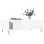 Mesa de centro madera de ingeniería blanco 104x60x35 cm de vidaXL, Mesas de centro - Ref: Foro24-827084, Precio: 64,88 €, Des...