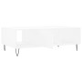 Weißer Couchtisch aus Holzwerkstoff, 104 x 60 x 35 cm von vidaXL, Couchtisch - Ref: Foro24-827084, Preis: 65,67 €, Rabatt: %