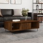 Engineered wood coffee table in brown oak, 104x60x35 cm by vidaXL, Coffee table - Ref: Foro24-827091, Price: 82,76 €, Discoun...