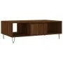 Mesa de centro madera de ingeniería roble marrón 104x60x35 cm de vidaXL, Mesas de centro - Ref: Foro24-827091, Precio: 81,51 ...