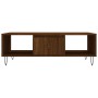 Mesa de centro madera de ingeniería roble marrón 104x60x35 cm de vidaXL, Mesas de centro - Ref: Foro24-827091, Precio: 82,76 ...