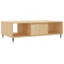 Center table made of Sonoma oak engineered wood 104x60x35 cm by vidaXL, Coffee table - Ref: Foro24-827079, Price: 66,99 €, Di...