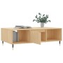 Center table made of Sonoma oak engineered wood 104x60x35 cm by vidaXL, Coffee table - Ref: Foro24-827079, Price: 66,99 €, Di...