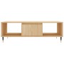 Center table made of Sonoma oak engineered wood 104x60x35 cm by vidaXL, Coffee table - Ref: Foro24-827079, Price: 66,99 €, Di...