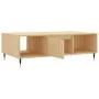 Center table made of Sonoma oak engineered wood 104x60x35 cm by vidaXL, Coffee table - Ref: Foro24-827079, Price: 66,16 €, Di...