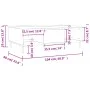 Center table made of Sonoma oak engineered wood 104x60x35 cm by vidaXL, Coffee table - Ref: Foro24-827079, Price: 66,16 €, Di...