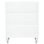 White engineered wood sideboard 57x35x70 cm by vidaXL, Sideboards - Ref: Foro24-827132, Price: 51,18 €, Discount: %