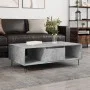 Mesa de centro madera de ingeniería gris hormigón 104x60x35 cm de vidaXL, Mesas de centro - Ref: Foro24-827088, Precio: 64,28...