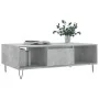 Mesa de centro madera de ingeniería gris hormigón 104x60x35 cm de vidaXL, Mesas de centro - Ref: Foro24-827088, Precio: 64,28...