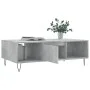 Mesa de centro madera de ingeniería gris hormigón 104x60x35 cm de vidaXL, Mesas de centro - Ref: Foro24-827088, Precio: 64,28...
