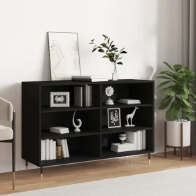 Schwarzes Sperrholz-Sideboard 103,5 x 35 x 70 cm von vidaXL, Sideboards - Ref: Foro24-827101, Preis: 72,44 €, Rabatt: %