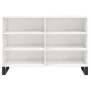Glossy white plywood sideboard 103.5x35x70 cm by vidaXL, Sideboards - Ref: Foro24-827118, Price: 81,64 €, Discount: %