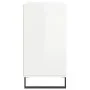 Aparador de madera contrachapada blanco brillo 103,5x35x70 cm de vidaXL, Aparadores - Ref: Foro24-827118, Precio: 80,63 €, De...