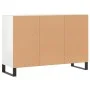 Hochglanzweißes Sperrholz-Sideboard 103,5 x 35 x 70 cm von vidaXL, Sideboards - Ref: Foro24-827118, Preis: 80,63 €, Rabatt: %