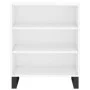 Engineered wood glossy white sideboard 57x35x70 cm by vidaXL, Sideboards - Ref: Foro24-827142, Price: 61,20 €, Discount: %