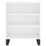 Sideboard aus Holzwerkstoff weiß glänzend 57x35x70 cm von vidaXL, Sideboards - Ref: Foro24-827142, Preis: 61,95 €, Rabatt: %