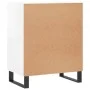 Engineered wood glossy white sideboard 57x35x70 cm by vidaXL, Sideboards - Ref: Foro24-827142, Price: 61,20 €, Discount: %