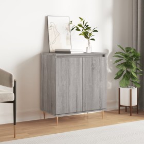Aparador de madera contrachapada gris Sonoma 60x35x70 cm de vidaXL, Aparadores - Ref: Foro24-827154, Precio: 61,30 €, Descuen...