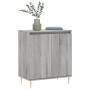 Aparador de madera contrachapada gris Sonoma 60x35x70 cm de vidaXL, Aparadores - Ref: Foro24-827154, Precio: 61,23 €, Descuen...