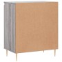 Aparador de madera contrachapada gris Sonoma 60x35x70 cm de vidaXL, Aparadores - Ref: Foro24-827154, Precio: 61,23 €, Descuen...