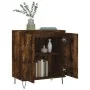 Sperrholz Sideboard geräucherte Eiche Farbe 60x35x70 cm von vidaXL, Sideboards - Ref: Foro24-827161, Preis: 65,61 €, Rabatt: %