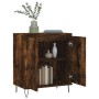 Sperrholz Sideboard geräucherte Eiche Farbe 60x35x70 cm von vidaXL, Sideboards - Ref: Foro24-827161, Preis: 66,62 €, Rabatt: %