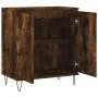 Sperrholz Sideboard geräucherte Eiche Farbe 60x35x70 cm von vidaXL, Sideboards - Ref: Foro24-827161, Preis: 65,61 €, Rabatt: %