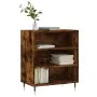 Sideboard aus geräuchertem Eichenholzwerkstoff, 57 x 35 x 70 cm von vidaXL, Sideboards - Ref: Foro24-827129, Preis: 49,26 €, ...