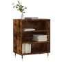 Sideboard aus geräuchertem Eichenholzwerkstoff, 57 x 35 x 70 cm von vidaXL, Sideboards - Ref: Foro24-827129, Preis: 49,88 €, ...