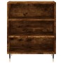 Sideboard aus geräuchertem Eichenholzwerkstoff, 57 x 35 x 70 cm von vidaXL, Sideboards - Ref: Foro24-827129, Preis: 49,88 €, ...