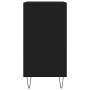 Black engineered wood sideboard 57x35x70 cm by vidaXL, Sideboards - Ref: Foro24-827133, Price: 50,25 €, Discount: %