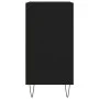 Black engineered wood sideboard 57x35x70 cm by vidaXL, Sideboards - Ref: Foro24-827133, Price: 49,71 €, Discount: %