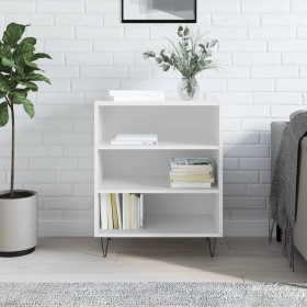 Glossy white engineered wood sideboard 57x35x70 cm by vidaXL, Sideboards - Ref: Foro24-827134, Price: 52,94 €, Discount: %