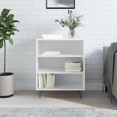 Hochglanzweißes Sideboard aus Holzwerkstoff, 57 x 35 x 70 cm von vidaXL, Sideboards - Ref: Foro24-827134, Preis: 52,31 €, Rab...