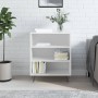 Glossy white engineered wood sideboard 57x35x70 cm by vidaXL, Sideboards - Ref: Foro24-827134, Price: 52,94 €, Discount: %