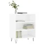 Hochglanzweißes Sideboard aus Holzwerkstoff, 57 x 35 x 70 cm von vidaXL, Sideboards - Ref: Foro24-827134, Preis: 52,31 €, Rab...