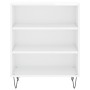 Glossy white engineered wood sideboard 57x35x70 cm by vidaXL, Sideboards - Ref: Foro24-827134, Price: 52,94 €, Discount: %