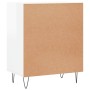Hochglanzweißes Sideboard aus Holzwerkstoff, 57 x 35 x 70 cm von vidaXL, Sideboards - Ref: Foro24-827134, Preis: 52,94 €, Rab...