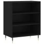 Black engineered wood sideboard 57x35x70 cm by vidaXL, Sideboards - Ref: Foro24-827125, Price: 51,01 €, Discount: %