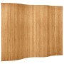 Biombo divisor bambú natural 250x165 cm
