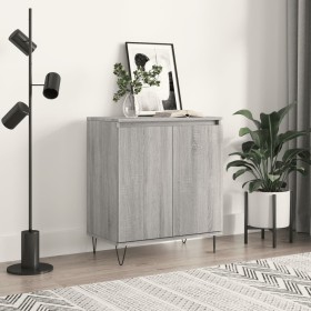 Sonoma graues Sperrholz-Sideboard 60x35x70 cm von vidaXL, Sideboards - Ref: Foro24-827162, Preis: 73,70 €, Rabatt: %