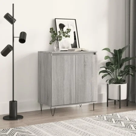Aparador de madera contrachapada gris Sonoma 60x35x70 cm de vidaXL, Aparadores - Ref: Foro24-827162, Precio: 72,44 €, Descuen...
