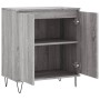 Aparador de madera contrachapada gris Sonoma 60x35x70 cm de vidaXL, Aparadores - Ref: Foro24-827162, Precio: 76,39 €, Descuen...